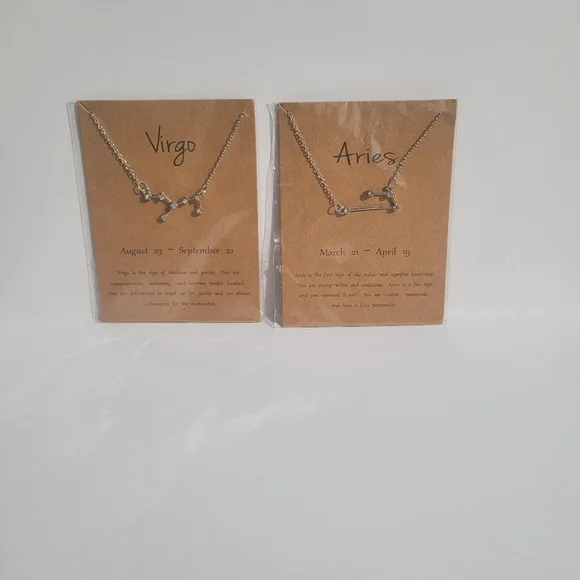 Zodiac Constellations Necklace by Golden Threads … - Picture 9 of 11